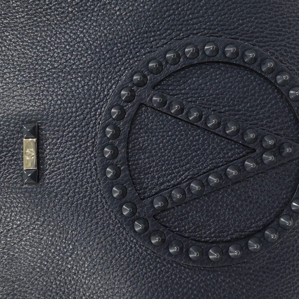 NWT ☑️Valentino LUISA ROCK Leather Chain Quilted NAVY BLUE💙 NWT, DUST BAG & COA - Picture 17 of 17